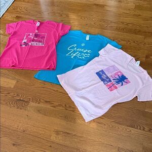 Royal Caribbean Cruise Graphic T-Shirt Bundle Gildan Heavy Cotton Size XL